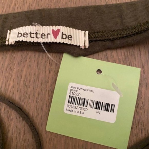 Strapless Olive Green Women's Top - Picture 5 of 5